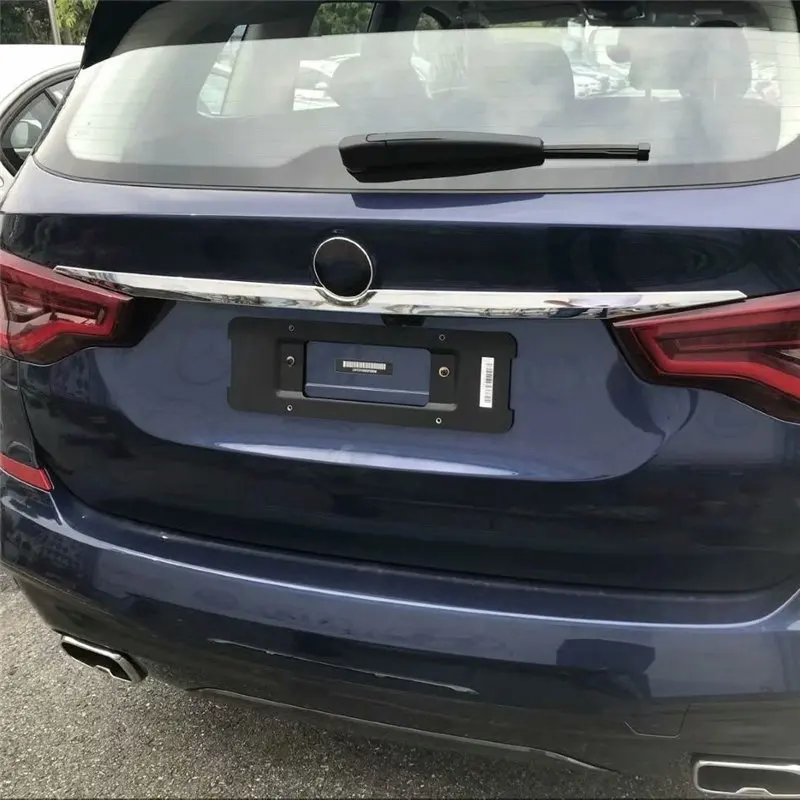 

WELKINRY car auto cover styling For BMW X3 G01 2018 2019 ABS chrome rear tail box gate liftgate door decorative trim