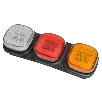 

24V 87LED Right Tail Light Truck Trailer Brightness LED Warning Bulbs Rear Indicator Lamp Stop Reverse Light for Campers ATV