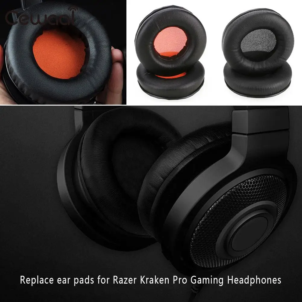 

Ear Cushion 2pcs/Set Gaming Headset Premium Ear Caps Earphone Ear Pads Gaming Headphone for Razer Kraken Pro