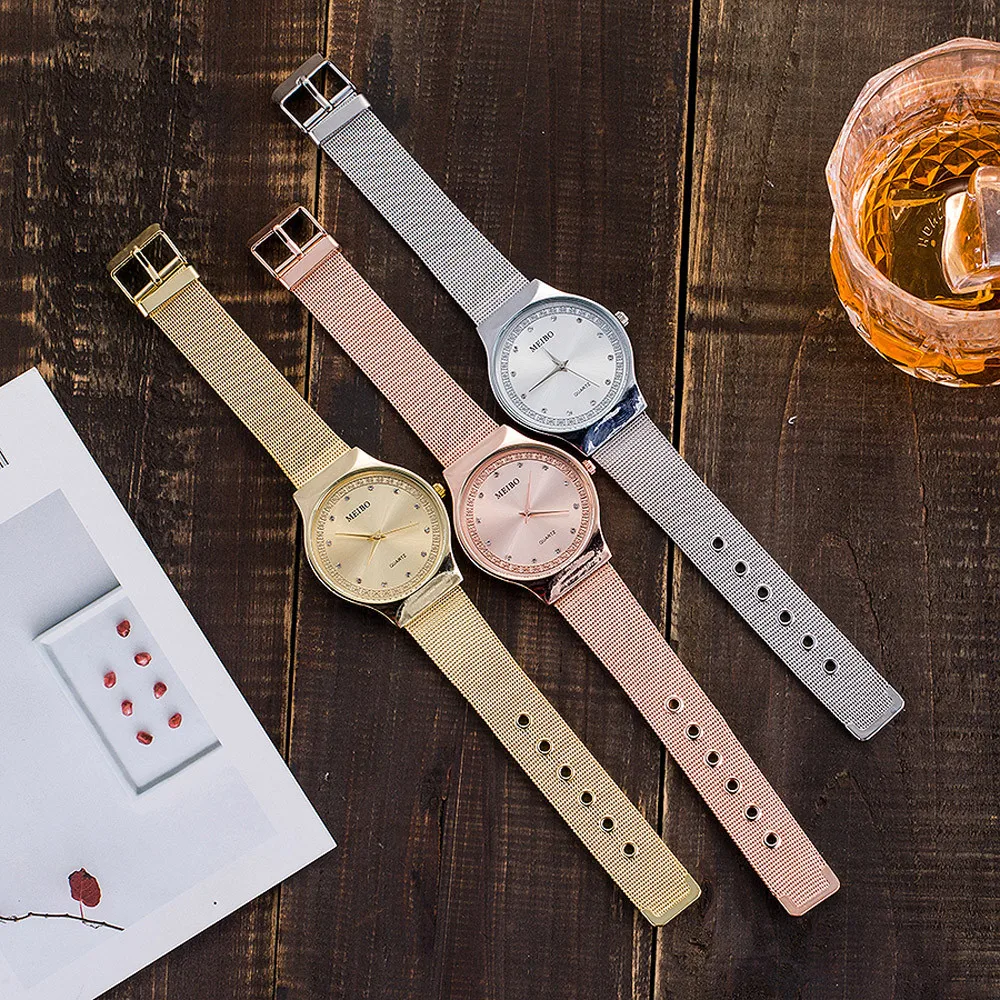 

Duobla Brand Fashion Silver And Gold Mesh Band Creative Marble Wrist Watch Casual Women Quartz Watches Gift Relogio Feminino 30Q
