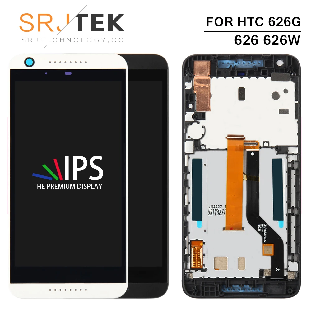 Srjtek для HTC Desire 626G ЖК дисплей для HTC 626G сенсорный экран дигитайзер сенсорная стеклянная рамка 626 LCD 626W (не для D626S 626PH)|Экраны для мобильных телефонов| | АлиЭкспресс