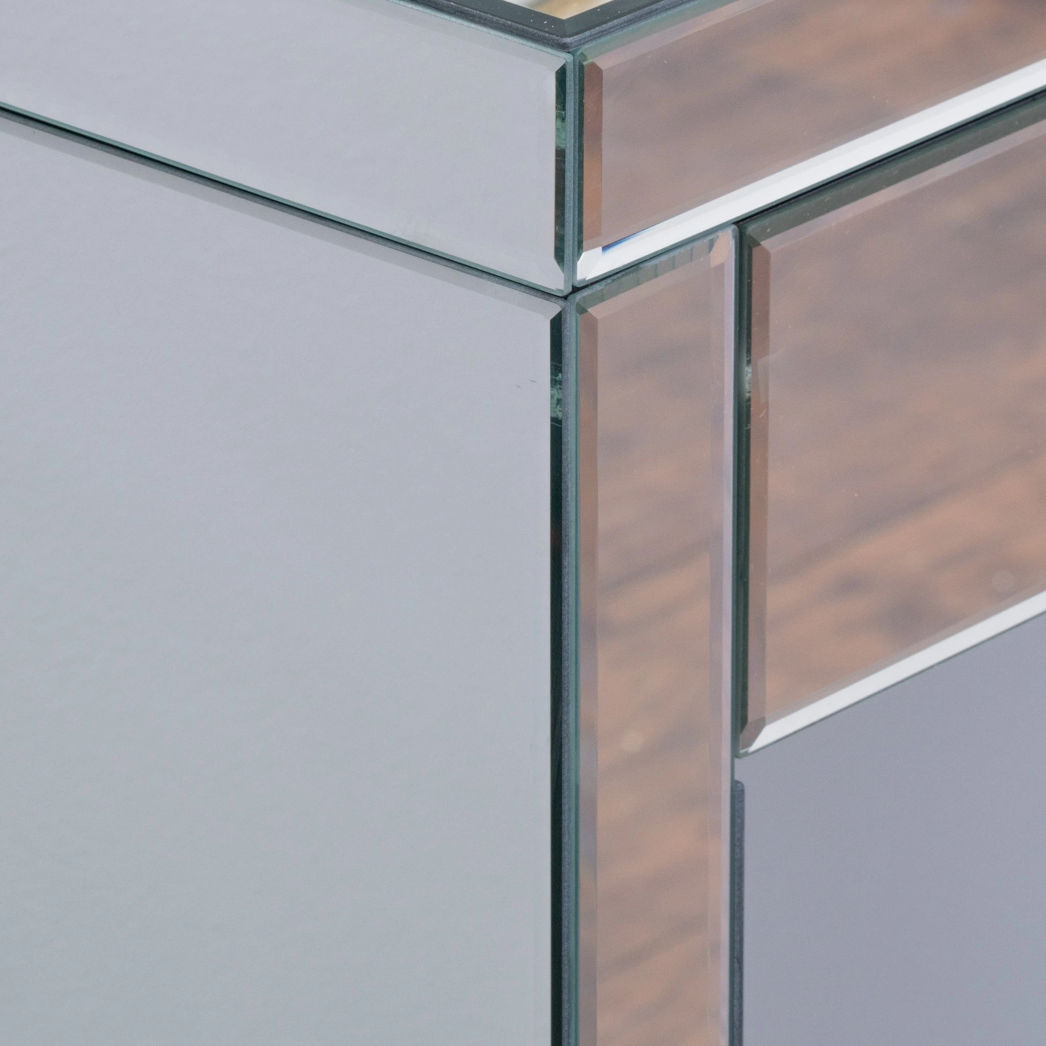 Jacinda Mirrored 2-Drawer Console Table (1)