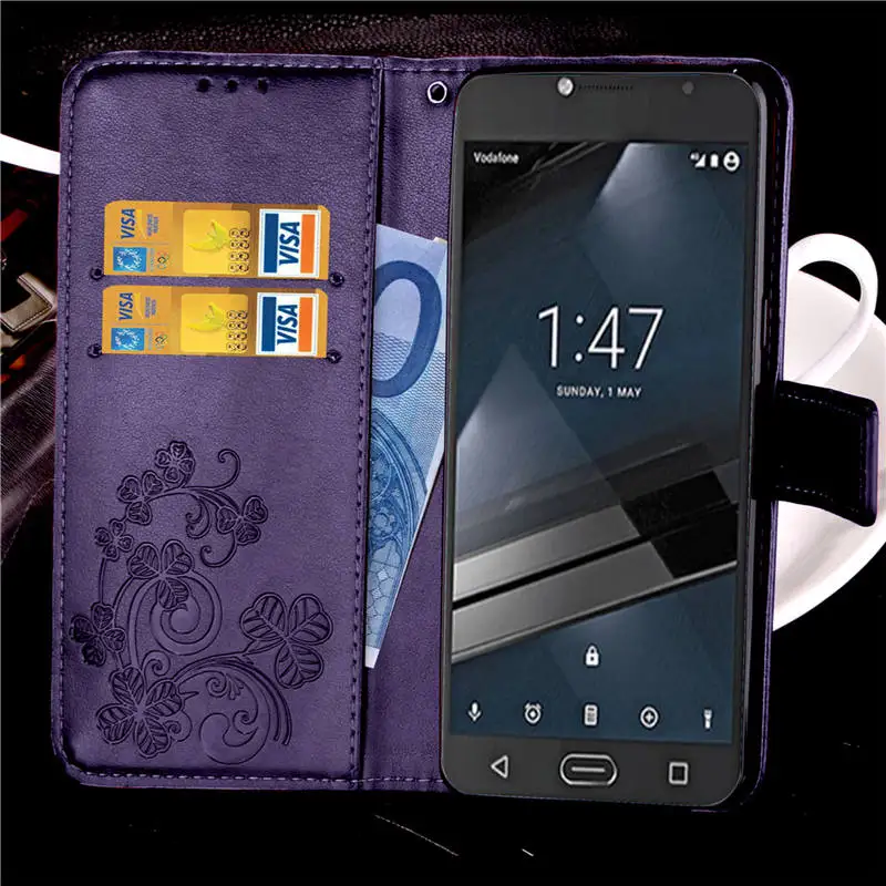 

Vodafone Smart Ultra 7 VDF700 Case Luxury PU Leather Back Cover Phone Case For Vodafone Smart Ultra 7 VF700 Case Flip Protective