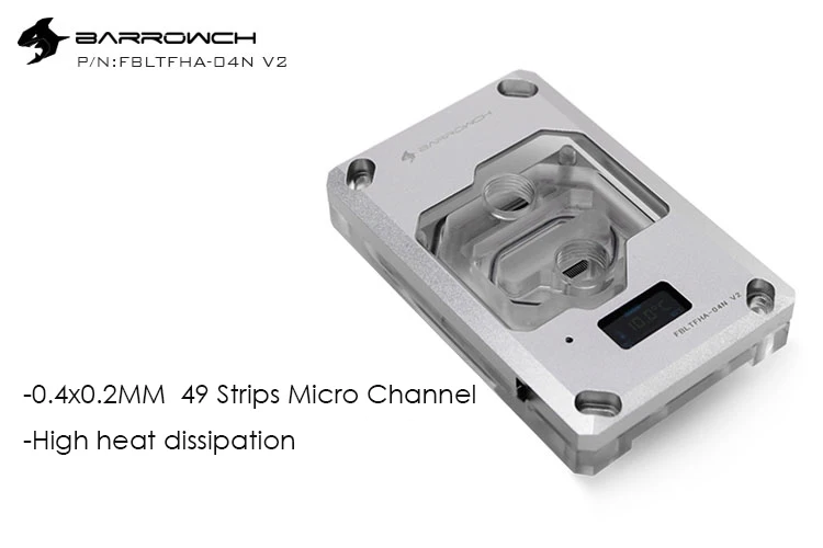 Barrowch кулер для процессора AMD RYZEN AM4/AM3+/FM2+ блок водяного охлаждения светодиодный цифровой дисплей, Продавец настоятельно рекомендует FBLTFHA-04N V2