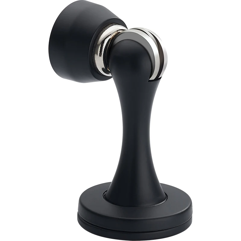 Black Magnetic Door Stop Home Door Stops Magnet Zinc Alloy Black Indoor Bedroom Magnetic Door