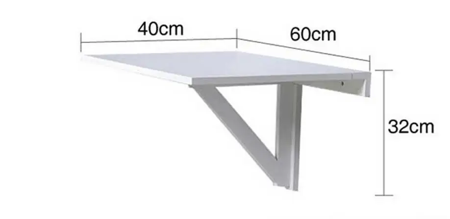 60*40 см многоцелевой складной настенный подвесной столы для ноутбуков компьютерный стол