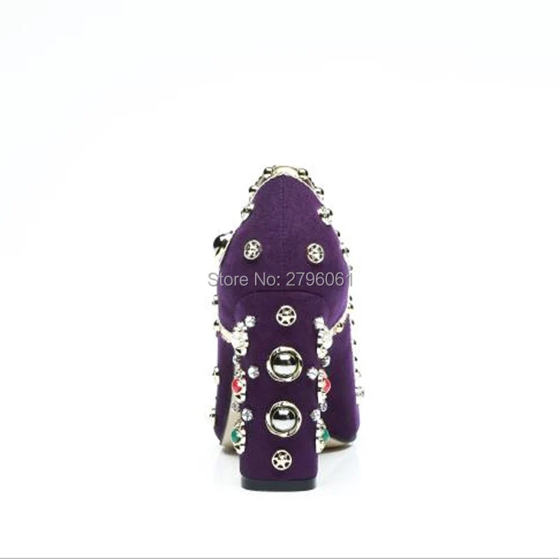 Main La Perle Cm Fait De Chaussures Haute Pompes Femmes Pourpre Talons 10 Luxe À XY5SqqxE