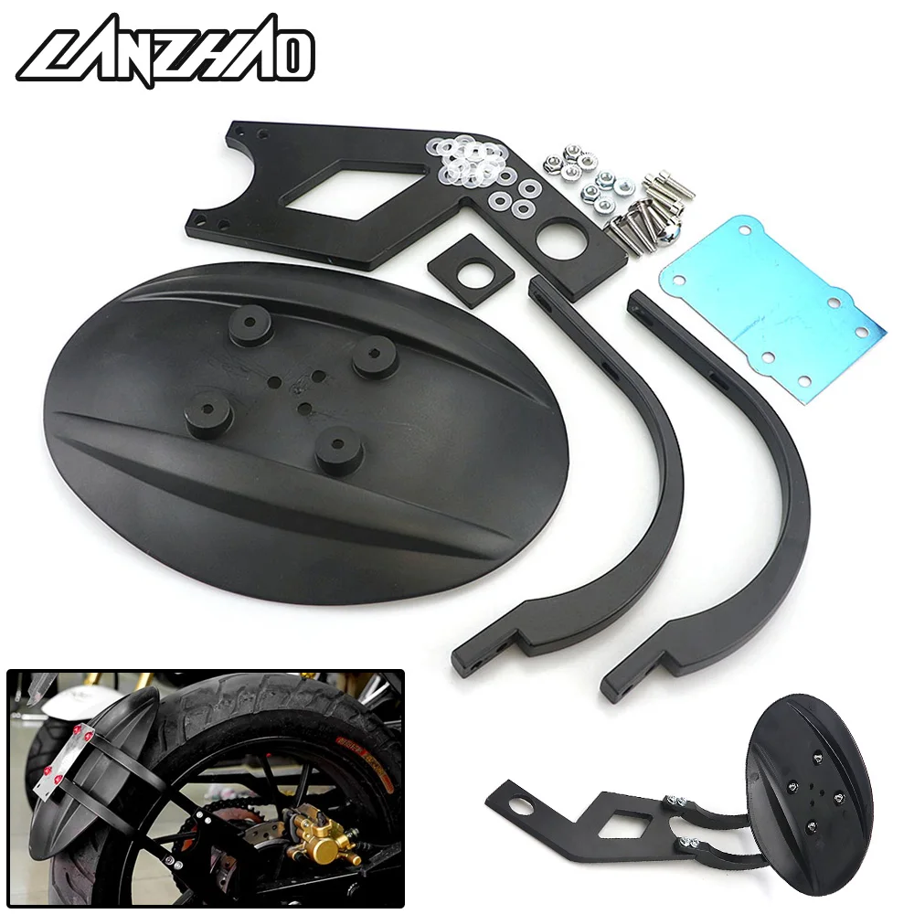 Черное заднее крыло мотоцикла для KTM Duke 250 390 2013-2018 Yamaha MT07 MT09 2015-2017 аксессуары