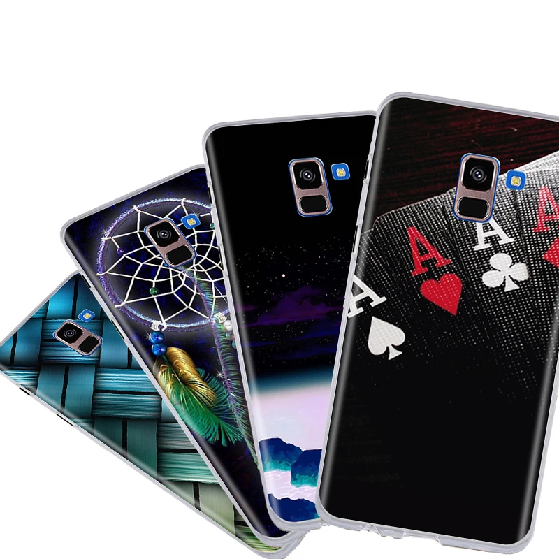 Case for Samsung Galaxy A8 Plus 2018 Capa Coque TPU Silicon A 8+ A730F Cover Protector Bumper | Мобильные телефоны и