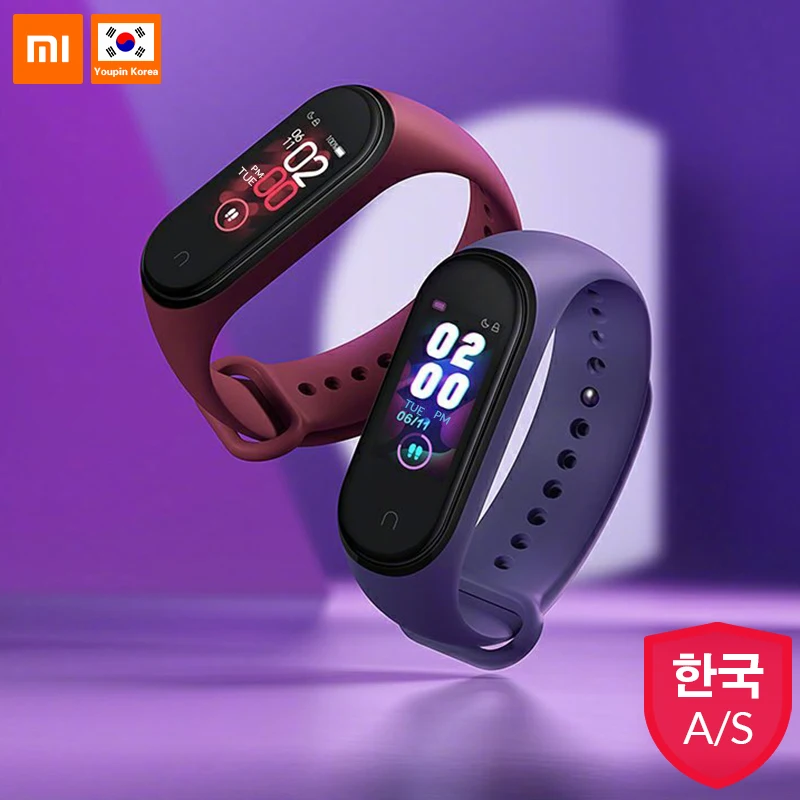 

Xiaomi Mi Band 4 2019 Newest Music Smart Miband 4 Bracelet Heart Rate Fitness 135mAh Color Screen Bluetooth 5.0 Band4