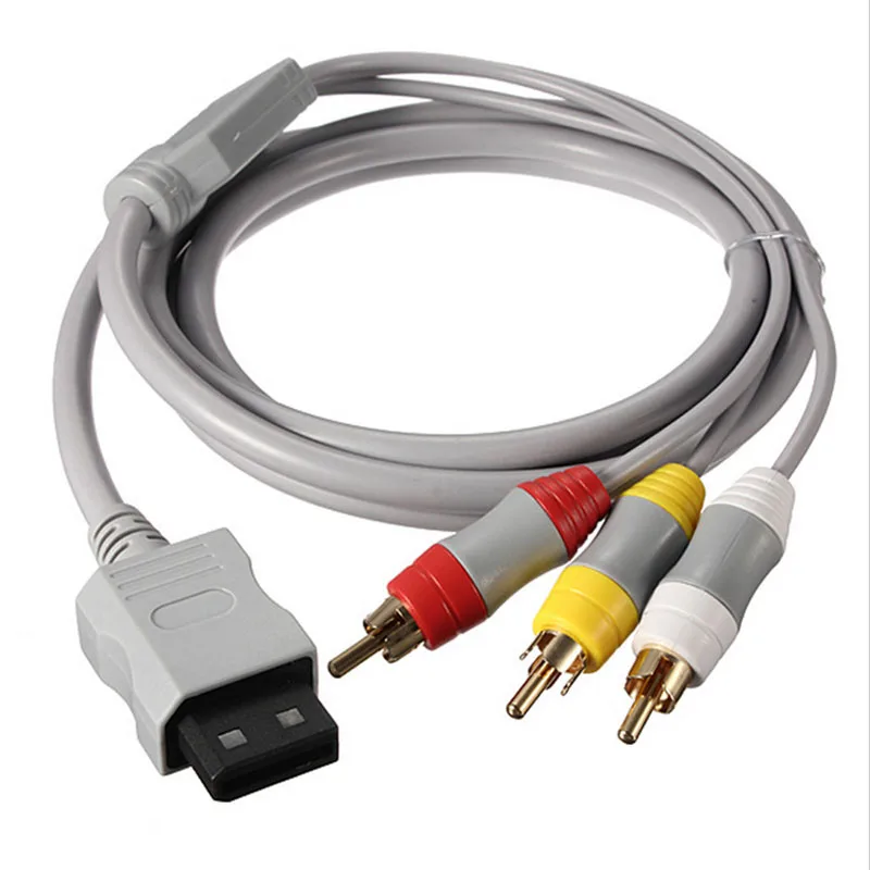 AV Аудио Видео кабель RCA шнур Адаптер для консоль Nintendo Wii композитный провод