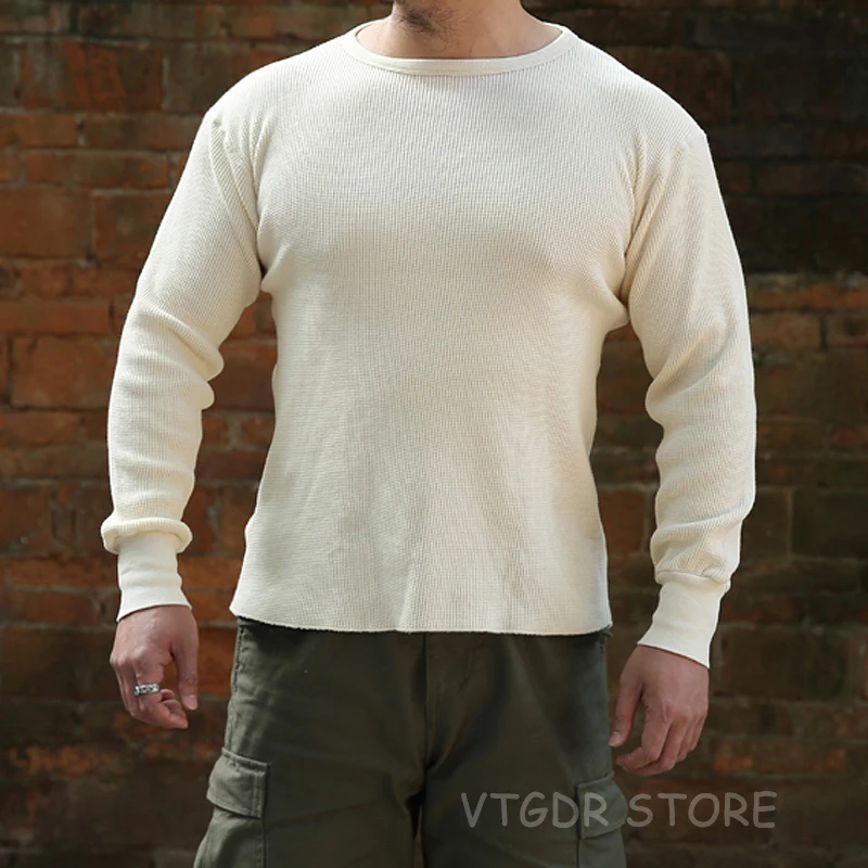 Non Stock Waffle Pattern Knit Tee 