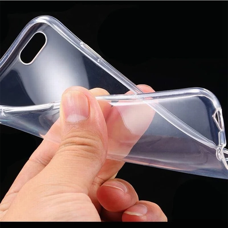

10PCS Flexible Clear TPU Case For Iphone 6 S 6s 7 8 Slim Crystal Back Protect Skin Rubber Phone Cover Fundas Silicone Gel Cases