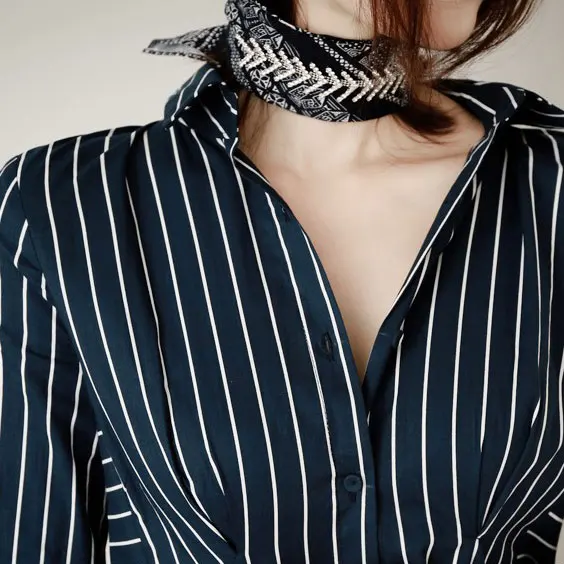 

Korean Design Printing Silk Ribbon Rhinestone Chokers Necklaces For Women Personality Chain Girls Hyperbole Western Accessory