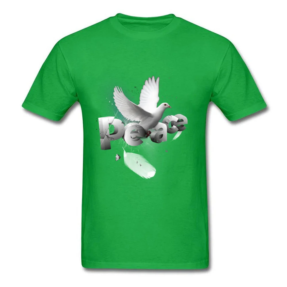 Shattered Peace Latest Summer Tees Round Neck Mother Day 100% Cotton Short Sleeve T-shirts for Men Cool Tee Shirts Shattered Peace green