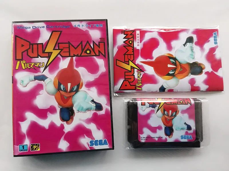 

MD Game : Pulseman ( Japan Version!! box+manual+cartridge!! )