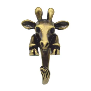 Kinitial 30Pcs Vintage Silver Bronze Gothic Deer Ring Antelope Horn Ring for Women