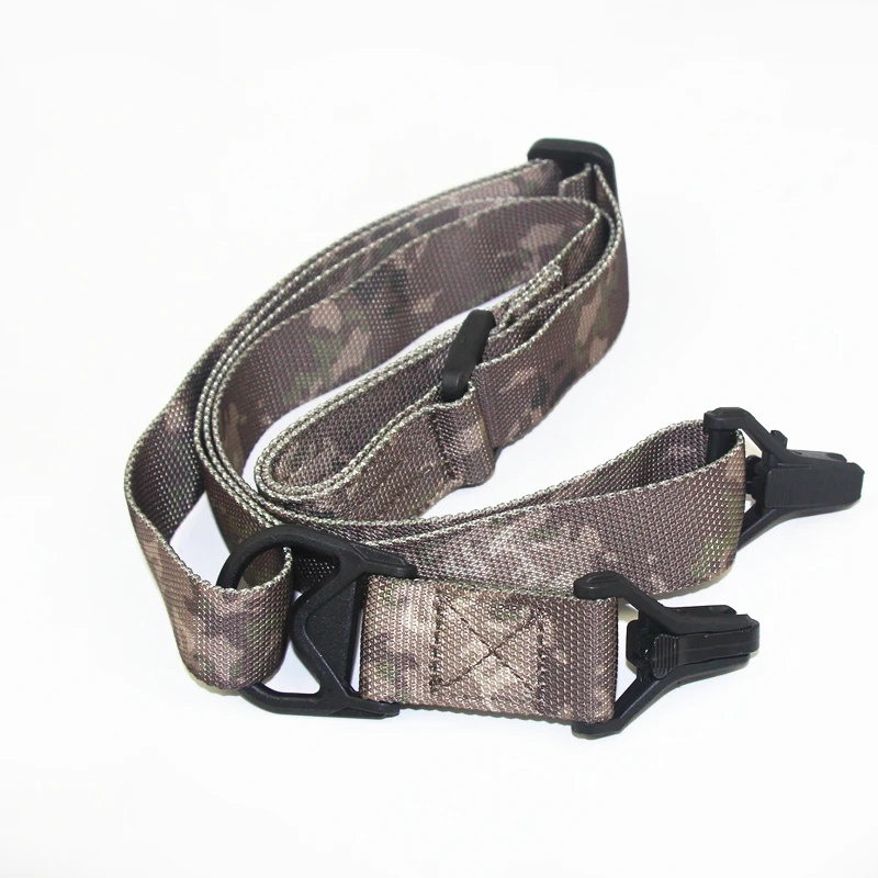 A TACS Camo Desert Gun Sling Tactical Two Point Rifle Sling Adjustable Shoulder Strap Gun Sling