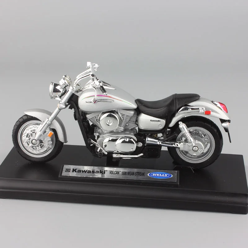 1:18 Масштаб маленький welly 2002 Kawasaki VN Vulcan 1500 средняя полоса классический мотоцикл круизер модель мотоцикла литая игрушка для детей