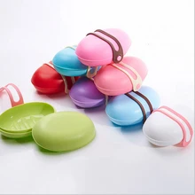 Кухонный поднос для хранения в ванной, пластиковый держатель для мыла, силиконовый замок, портативный душ, дорожная мыльница