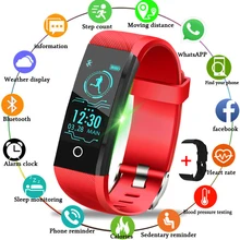 Smart Sport Watch Ladies BANGWEI Waterproof Fitness Watch Blood Pressure Heart Rate Monitor Pedometer Information Reminder+Strap