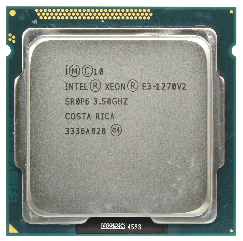 Intel Ксеон E3-1270 V2 3,5 ГГц LGA1155 8 МБ 4 ядра Процессор процессор E3 1270 V2 SR0P6