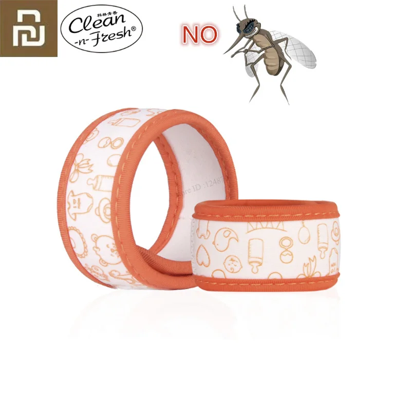 

Xiaomi Clean-n-Fresh Plant Mosquito Repellent Bracelet Natural Long-term Adjustable Repellent Wristband With Chip For Baby Adult