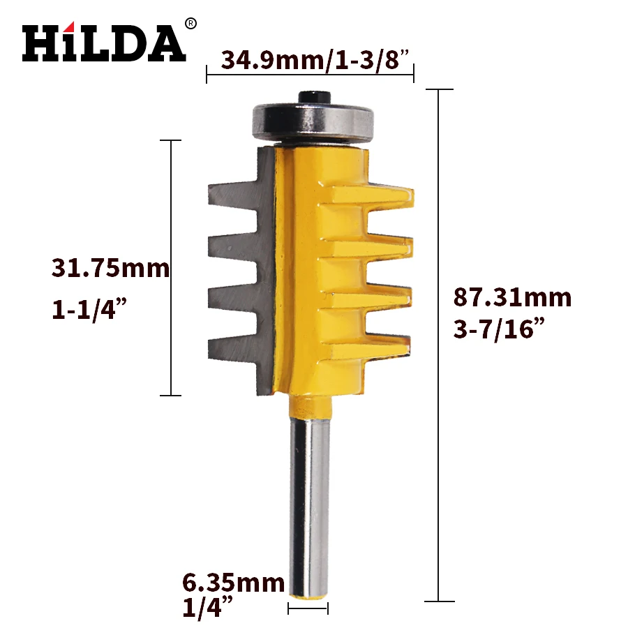 

Glue Wood Router Bit 1/4'' Shank Alloy Mortise Template Joint And Rail Stile Finger 1/4 Inch Shank Woodworking Machinery Tools