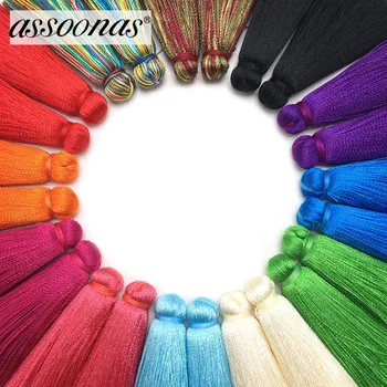 

assoonas L154,4cm,silk tassels,decorative tassels,jewelry accessories,accessories parts,jewelry making,hand made,diy,4pcs/lot