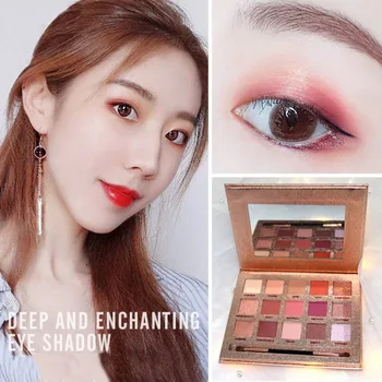 

15 Color Eyes Makeup Glitter Shimmer Sunset Eyeshadow Palette Matte Eyeshadow Palette d5