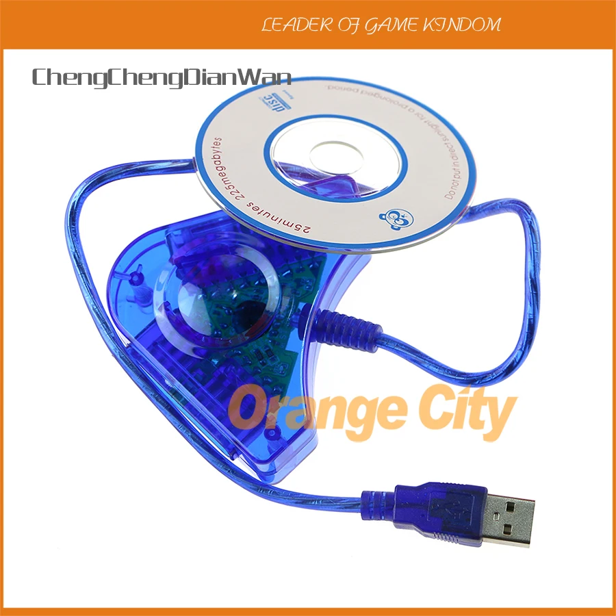 

ChengChengDianWan 10pcs/lot For PS1 PS2 Joypad Game Controller to PC USB Converter Adapter