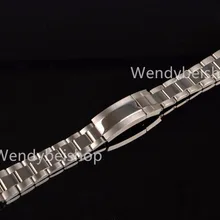 CARLYWET 20 мм Серебряный Средний польский цельнометаллический винт звенья 316L из нержавеющей стали изогнутая конец часы ремешок браслет ремень