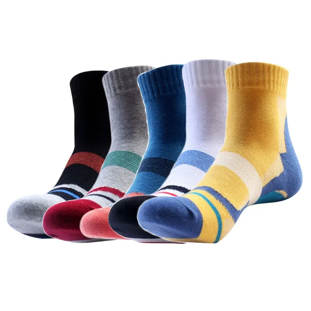 2018 Men Outdoor Sport Socks Cotton Knitting Running Pressure Athletic Socks Breathable Combed