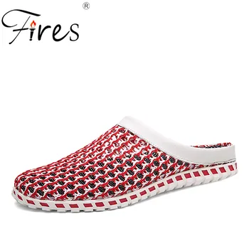 

Fires Men Slippers Breathable Summer Outdoor Shoes Soft Comfortable Flip Flops Lightweight Quick-drying Casual Shoes Man's Flats