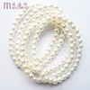 5PCS/Lots New 6mm pearl beaded bracelet,fashion 6MM White pearl beads bracelet with stretch,Imitation pearl strand bracelets ► Photo 2/6
