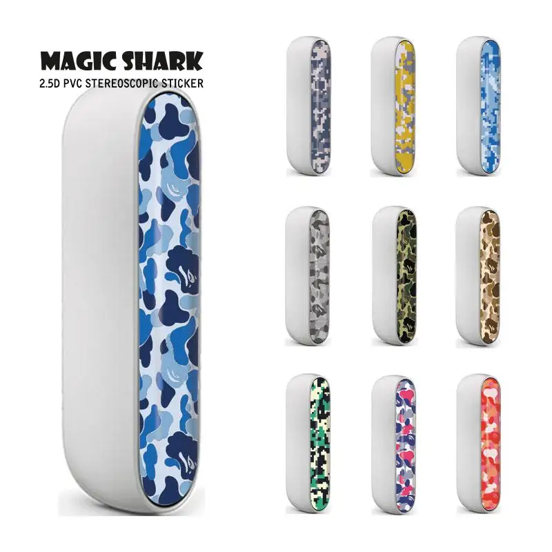 Magic Shark классная Военная камуфляжная Водонепроницаемая наклейка из ПВХ пленки