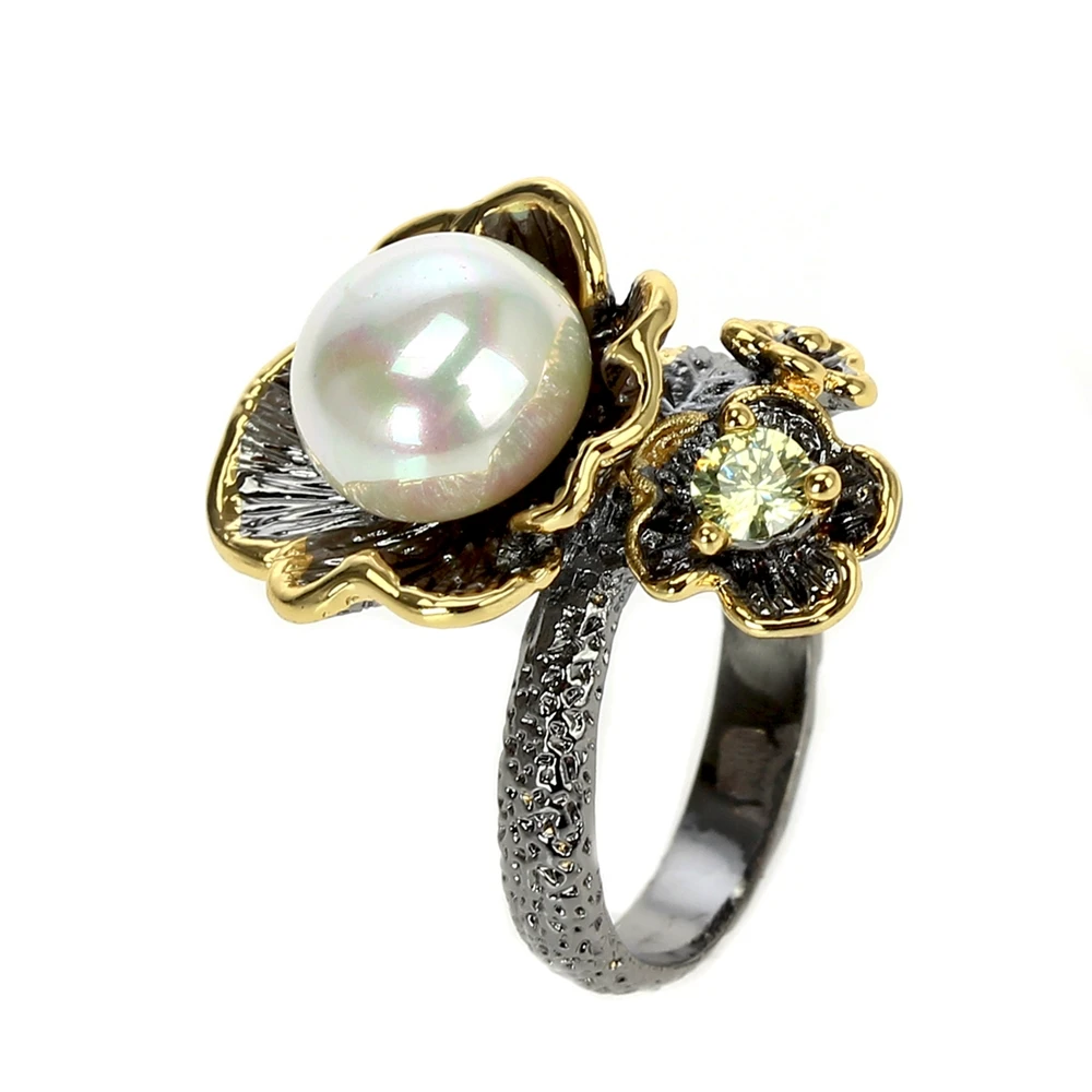 WA11639 women jewelry ring black ring jewelry rings (11)
