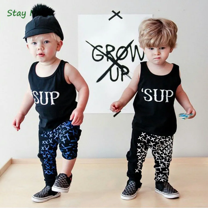 Retail 2017 Summer style baby clothes infant clothing boys and girls