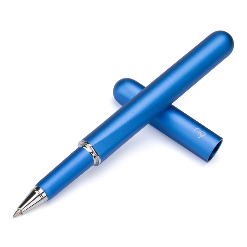 Ручка-роллер Роскошные Ручки 0,7 мм средняя точка черные чернила Металл Бизнес Офис Подпись Ручки с подарочной коробке гравировка