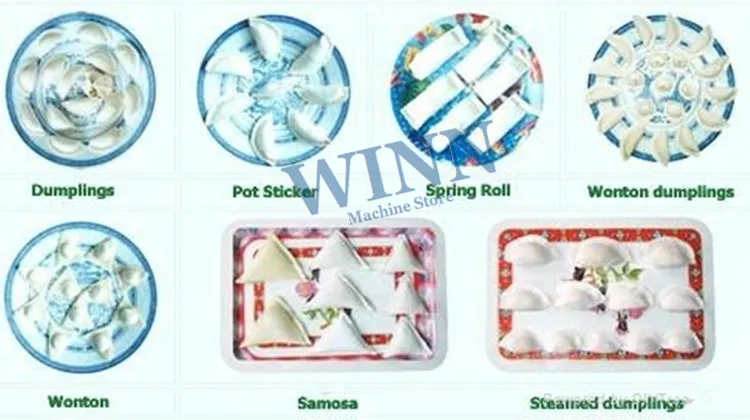 shapes of dumpling