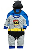 Детский Нарядный комбинезон с супергероями; комбинезон с человеком-пауком для малышей; комбинезон с Бэтменом для маленьких мальчиков; комплекты с рисунками из мультфильмов; одежда для маленьких девочек