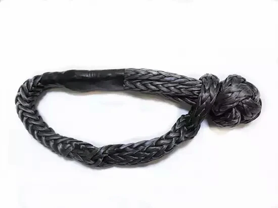 

Black 12mm*250mm Soft Shackle Winch Shackle UHMWPE Shackle for Offroad ATV