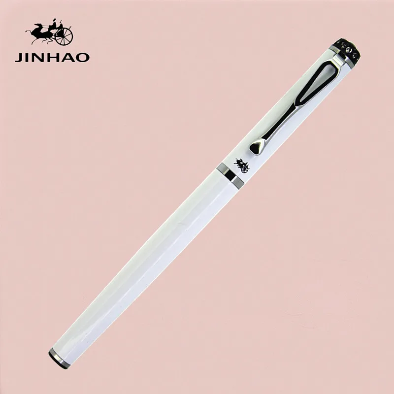Jinhao 301 чернильная ручка супер тонкий наконечник 0,5 мм металлическая Роскошная металлическая авторучка stylo plume каллиграфия ручка caneta caligraphy