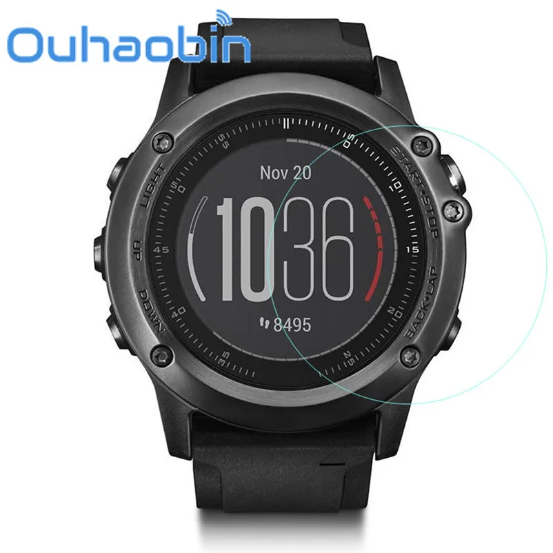 Ouhaobin Взрывозащищенная закаленная Защитная пленка для стекла Garmin Fenix 3 HR Smart Watch Oct 9