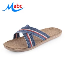 MABC Plus size Women slippers men slippers New 2017 Summer Breathable sandals mixed colors basic Home