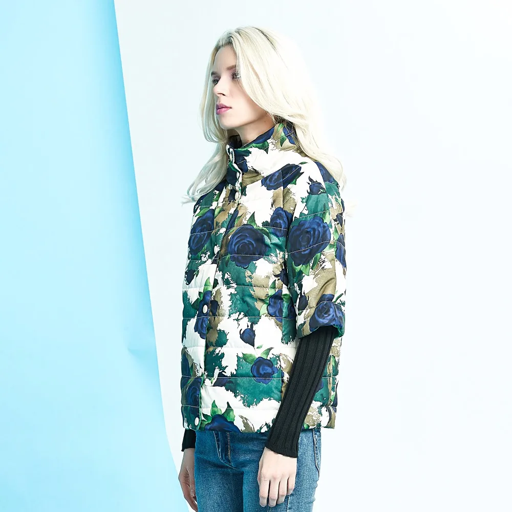 chu sau beauty 2018 Spring Autumn Warm Winter Jacket Women New Fashion Women's Solid Color Cotton Spring Women's Parka Collar