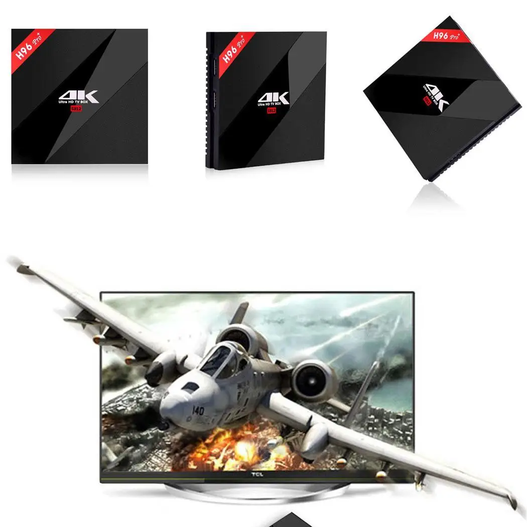 H96 pro+ 4K Smart TV Player 3G/32G Dual 4G WIFI Android 4K TV BT4.1 Home Box 7.1 HDMI Media 32GB eMMC Player