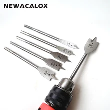 NEWACALOX 6pcs Wood Core Drill Bit Set for Woodworking Saw Cutter Burrs DIY Tools Bits Engraving