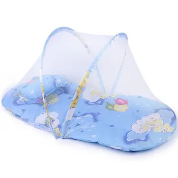 

Foldable Breathable Storage Mosquito Net Infant Travel Bed Pop Up Portable Baby Mosquito Net Baby Travel Bed With Pillow