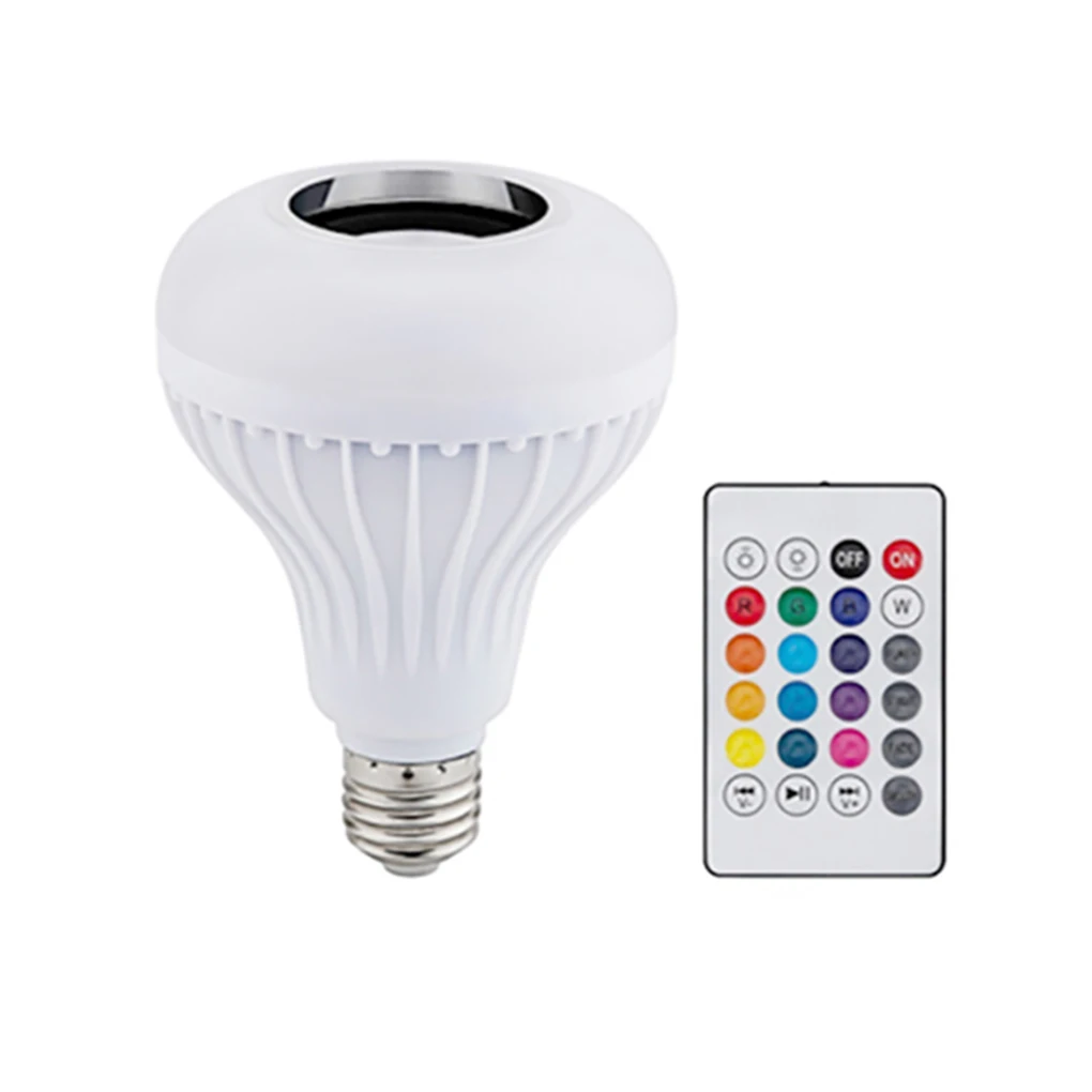

E27 Bluetooth Music Led Lightbulb Colorful Led Stage Smart Lightbulb Remote Control Music Bulb